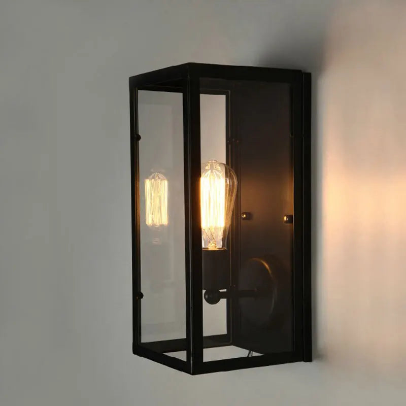 Afralia™ Vintage Loft Bedside Wall Sconce Light - E27 Retro Pub Cafe Lamp