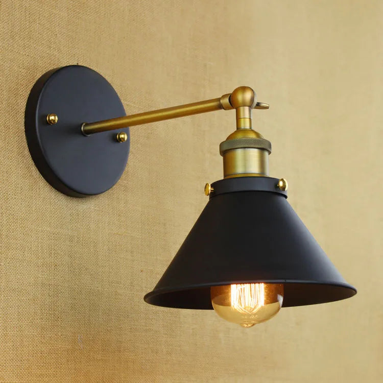 Afralia™ Vintage Wall Lamp LED Indoor Lighting Retro Loft Industrial Edison Sconce