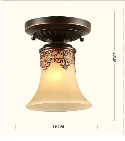 Afralia™ Vintage LED Ceiling Light Home Lighting Fixture for Living Room Décor