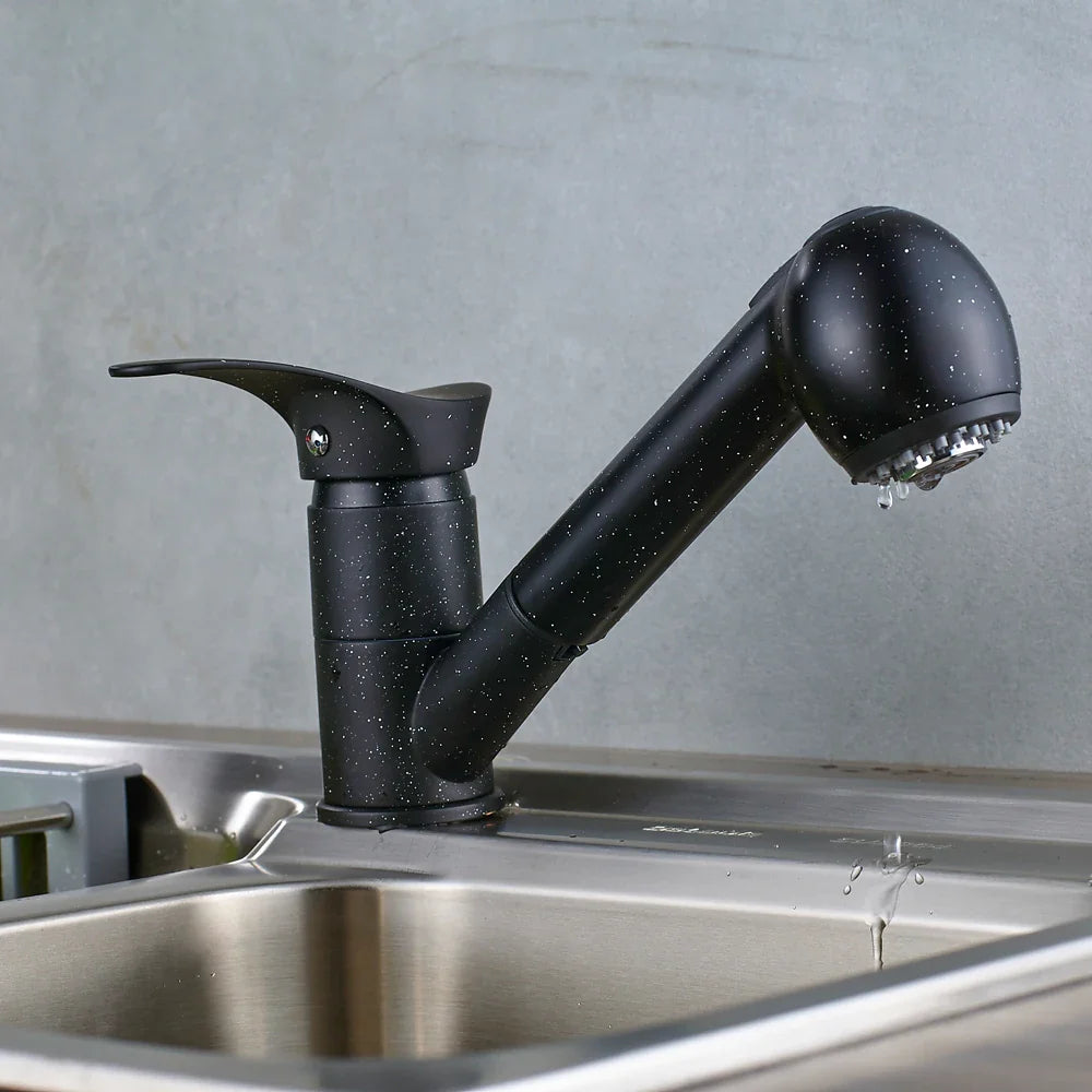 Afralia™ Brushed Nickel Kitchen Faucet with Sprayer Steam Spout