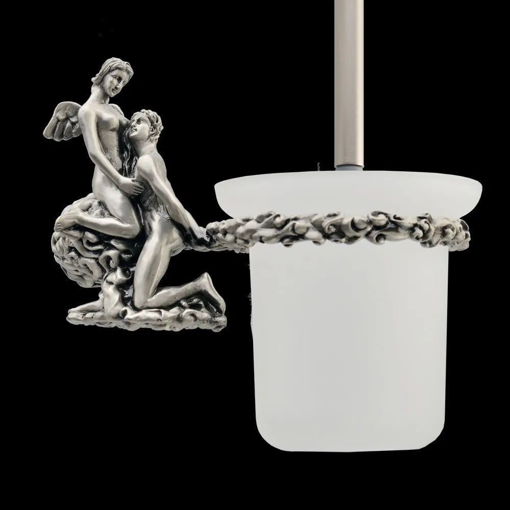 Afralia™ Romantic Bathroom Set: Towel Ring, Toilet Paper Holder, Towel Bar, Toliet Brush Holder