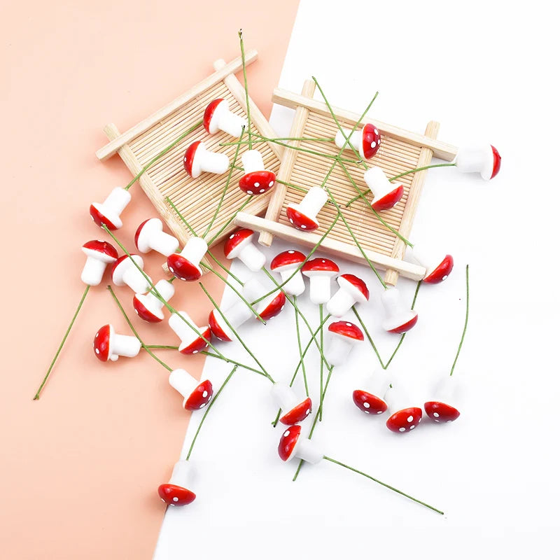 Artificial Mushroom Plants for Home Decor & DIY Projects by Afralia™