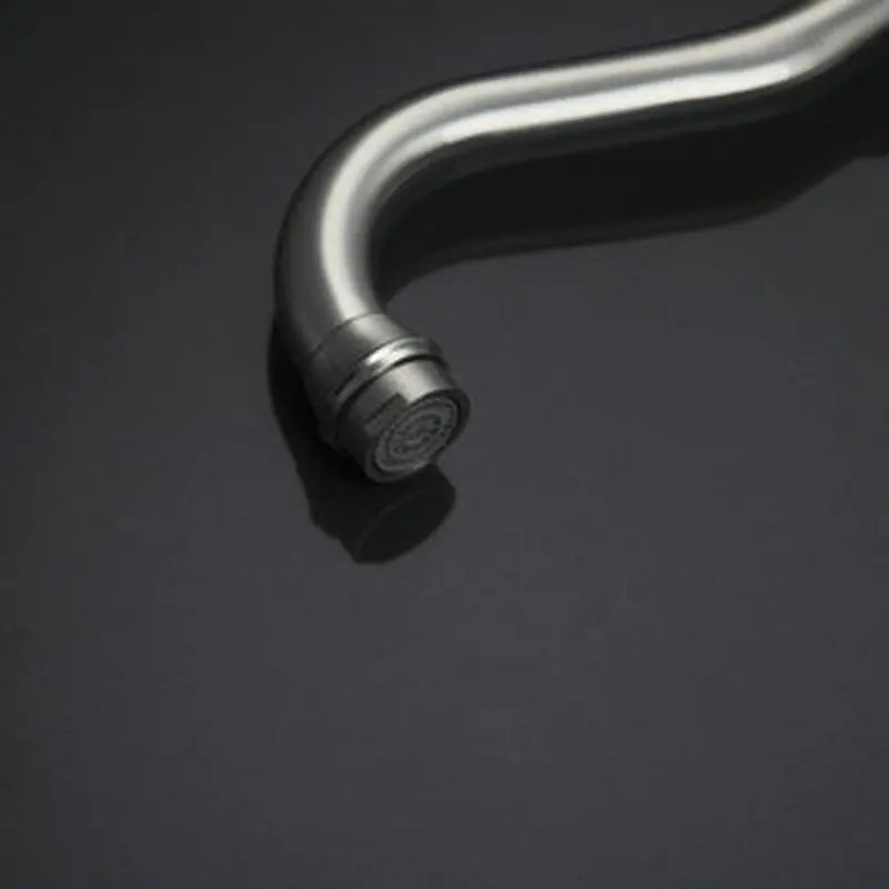 Afralia™ Brushed Nickel Kitchen Faucet with Swivel Spout and Dual Handles
