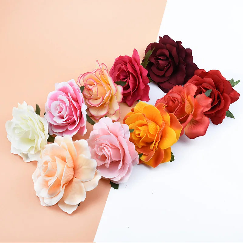 Silk Roses for Home Wedding Decoration Christmas Wreath DIY Handmade Gifts - Afralia™