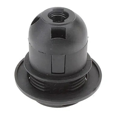 Afralia™ E27 Lamp Bulb Holder Fitting, Black/White, 110v-220v Lighting Accessory