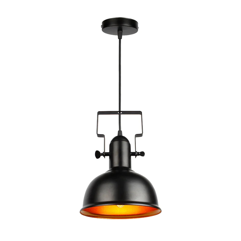 Afralia™ Industrial Pendant Light: Retro Iron Hanging Lamp for Home & Store Decor Lighting