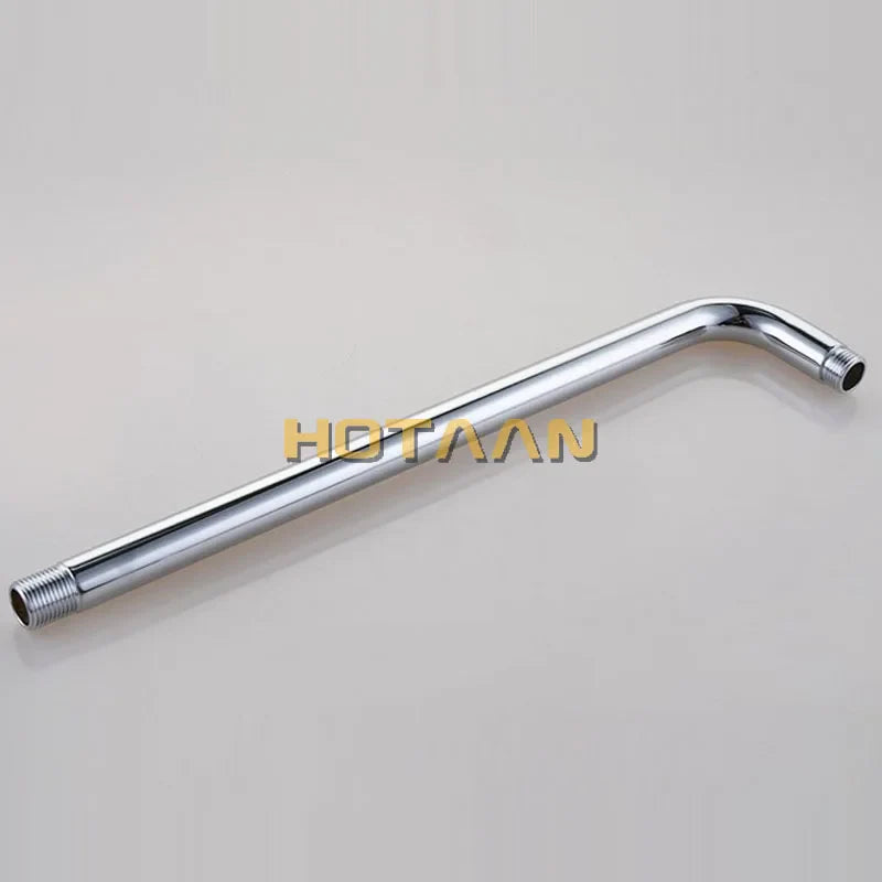 Afralia™ Stainless Steel Shower Arm Chrome Finish Wall Mounted Bathroom Shower Arm