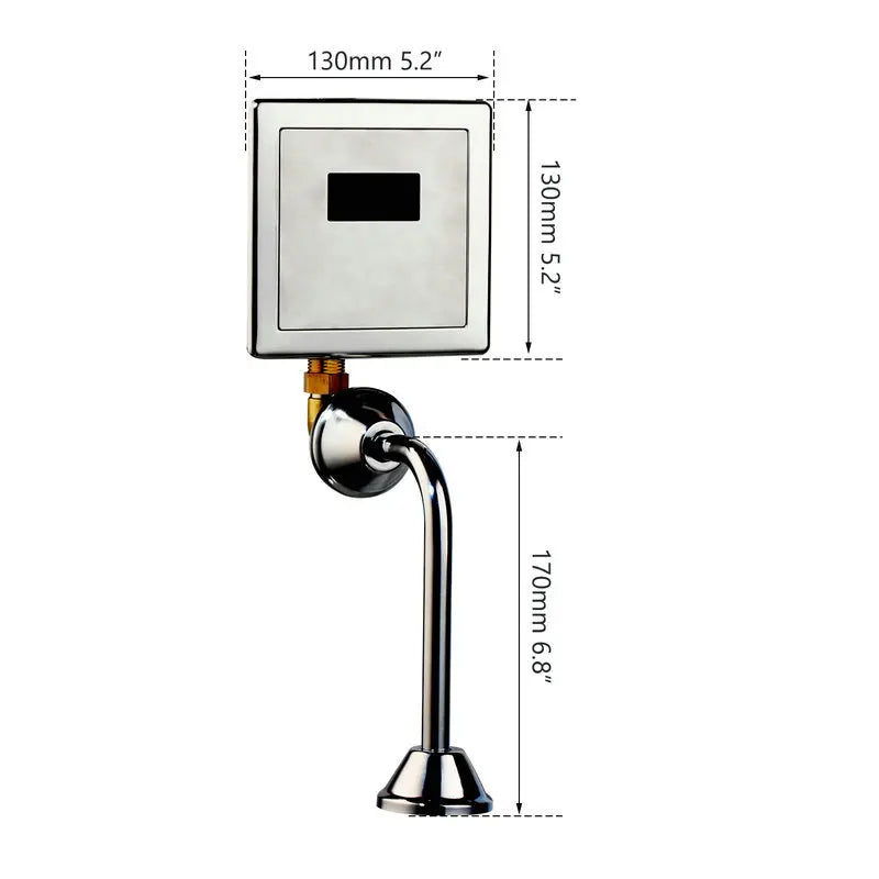 Afralia™ Sensor Urinal Automatic Flush Valve Wall Mounted Touch Faucet for Bathroom