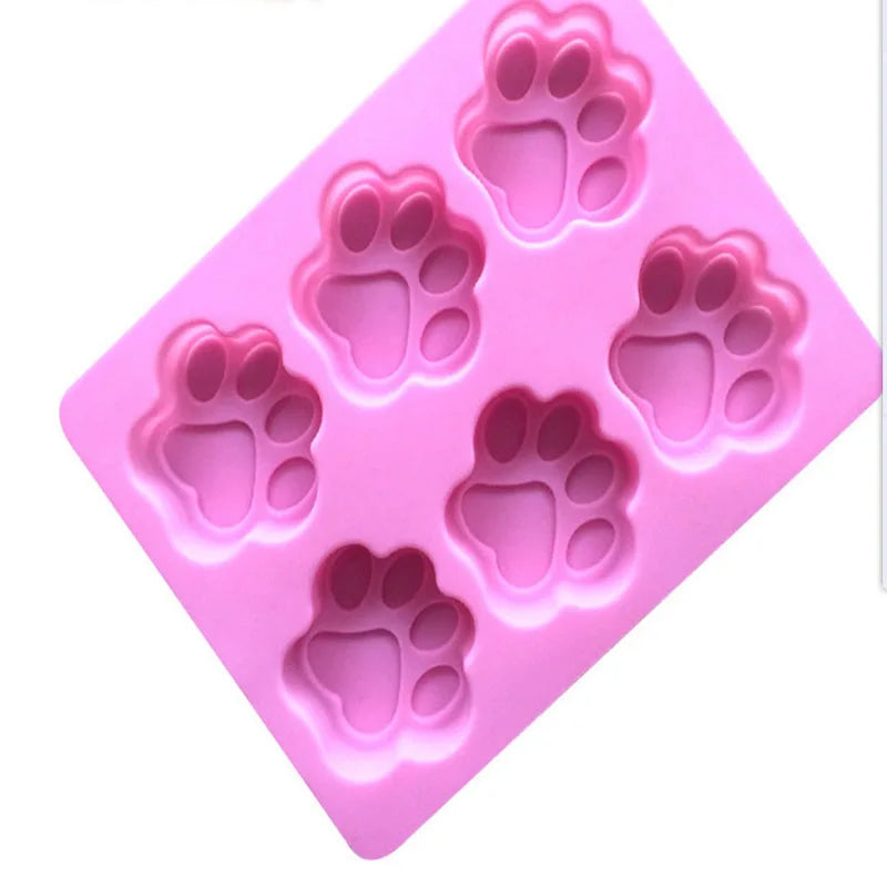 Afralia™ Puppy Paw Silicone Mold - Cat Claw Soap Ice Cubes Maker