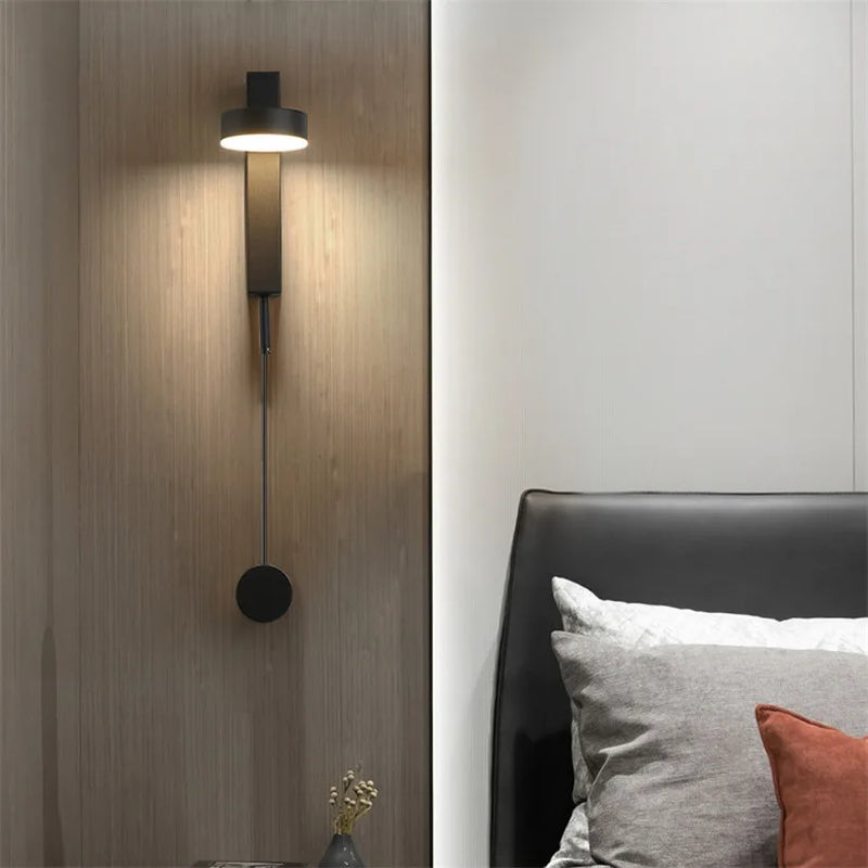 Afralia™ Dimmable T Style Wall Light Sconce for Living Room and Bedroom