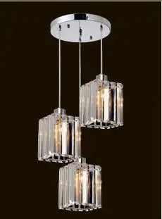 Afralia™ Crystal Pendant LED Chandelier for Dinning Room Home Decor