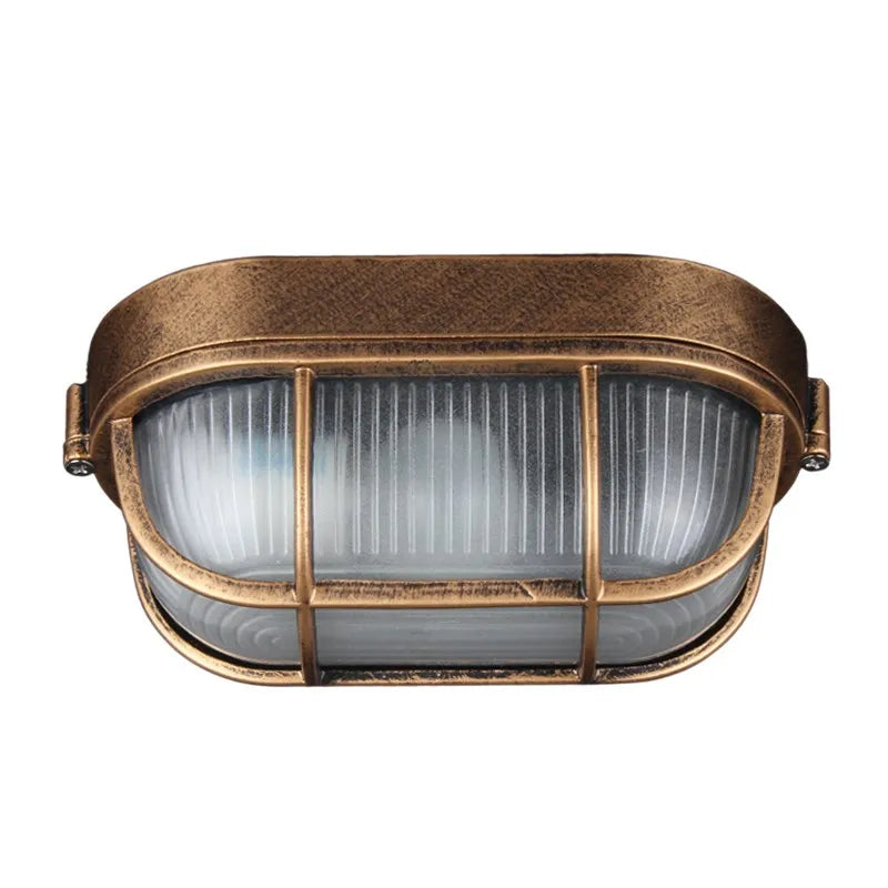 Afralia™ Retro Vintage LED Ceiling Light: Waterproof Kitchen Hallway Balcony Plafondlamp