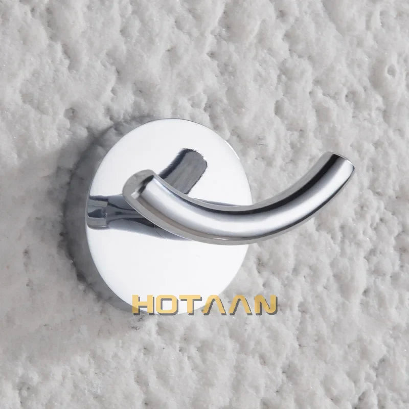 Afralia™ Stainless Steel Chrome Robe/Clothes Hook