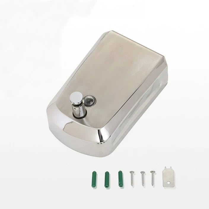 Afralia™ Wall Mount Liquid Soap Dispenser 500ml Modern Bathroom Shower Lotion Shampoo
