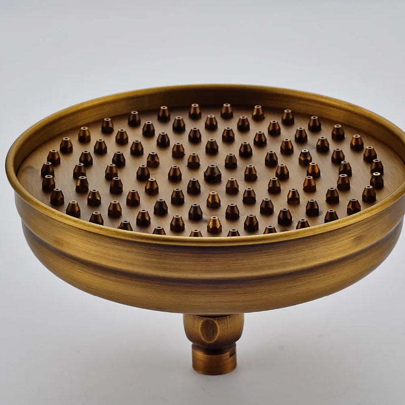 Afralia™ 8" Brass Shower Head: Bathroom Rainfall Replacement for Handshower Faucet