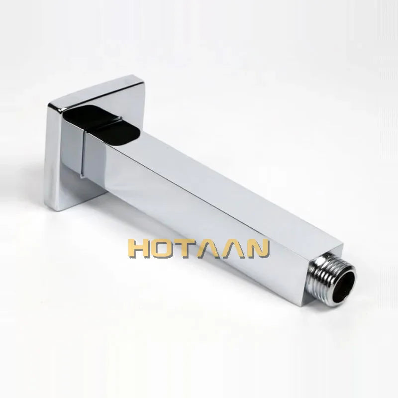 Afralia™ Brass Chromed Shower Arm 25cm - Bathroom Shower Accessories