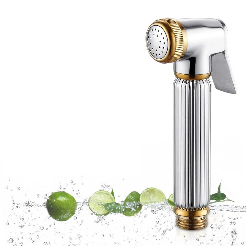 Afralia™ Brass Chrome Bidet Sprayer Head for Toilet, Pet Shower Spray
