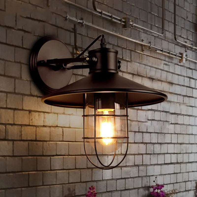 Afralia™ Loft Industrial Wall Lamp Retro Vintage Sconce for Home Decor