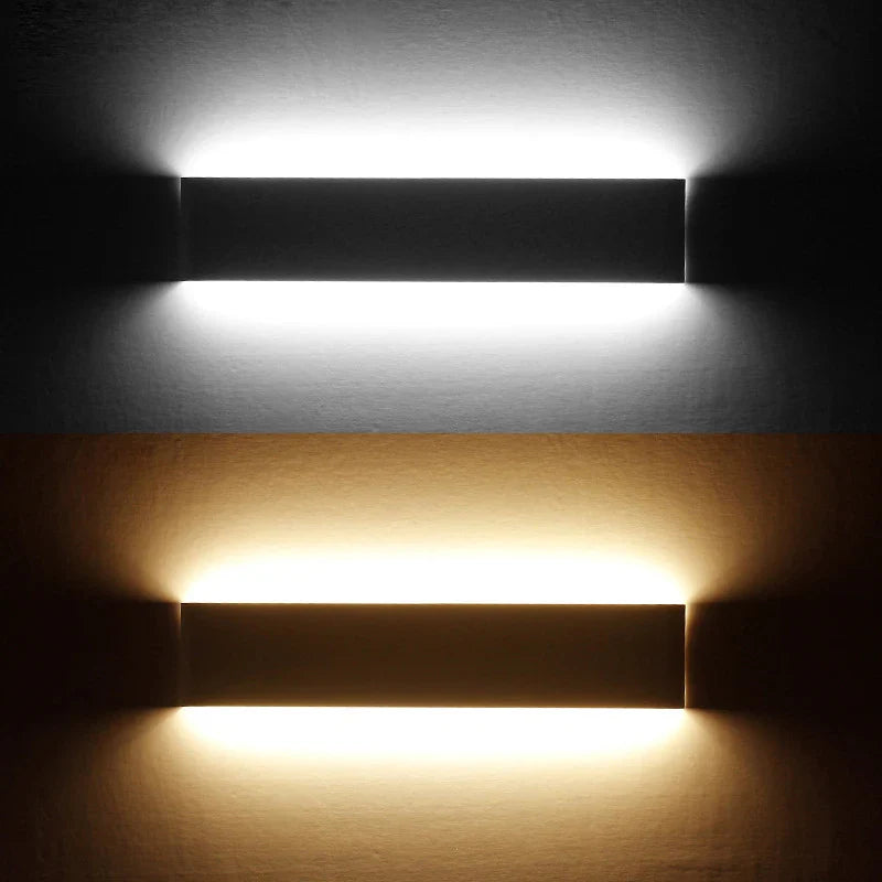 Afralia™ LED Aluminum Wall Lamps: Modern Minimalist Design, 6W/14W Bedroom & Bathroom Indoor Lighting