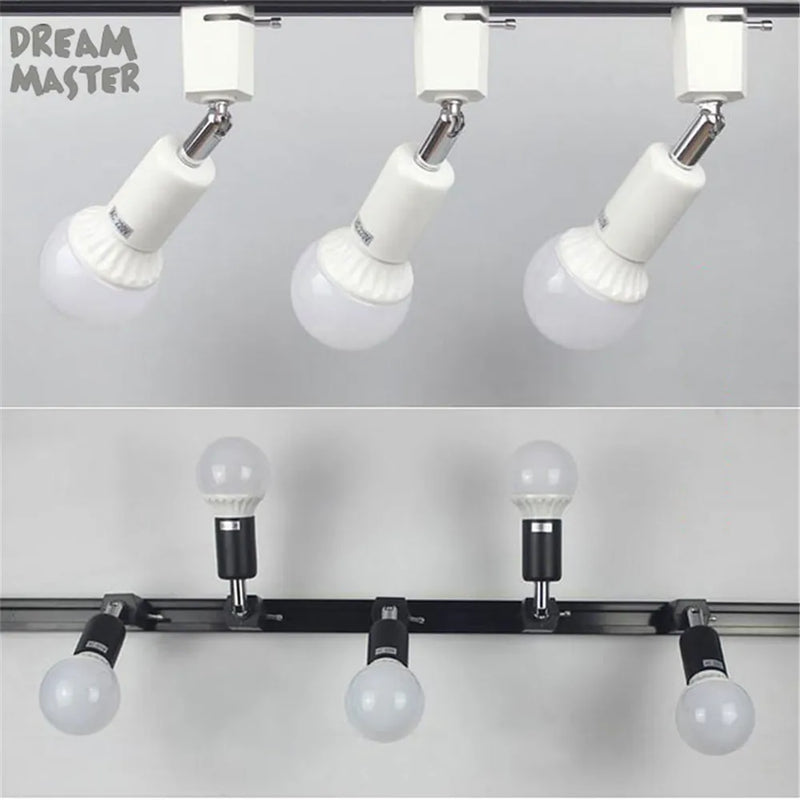 Afralia™ Rotatable E27 Track Light Lamp for Store and Mall Lighting.