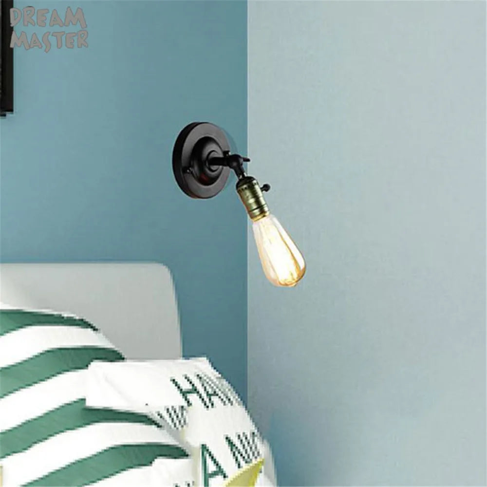 Afralia™ Vintage Industrial Wall Sconce Light with On/Off Switch for Coffee Bar