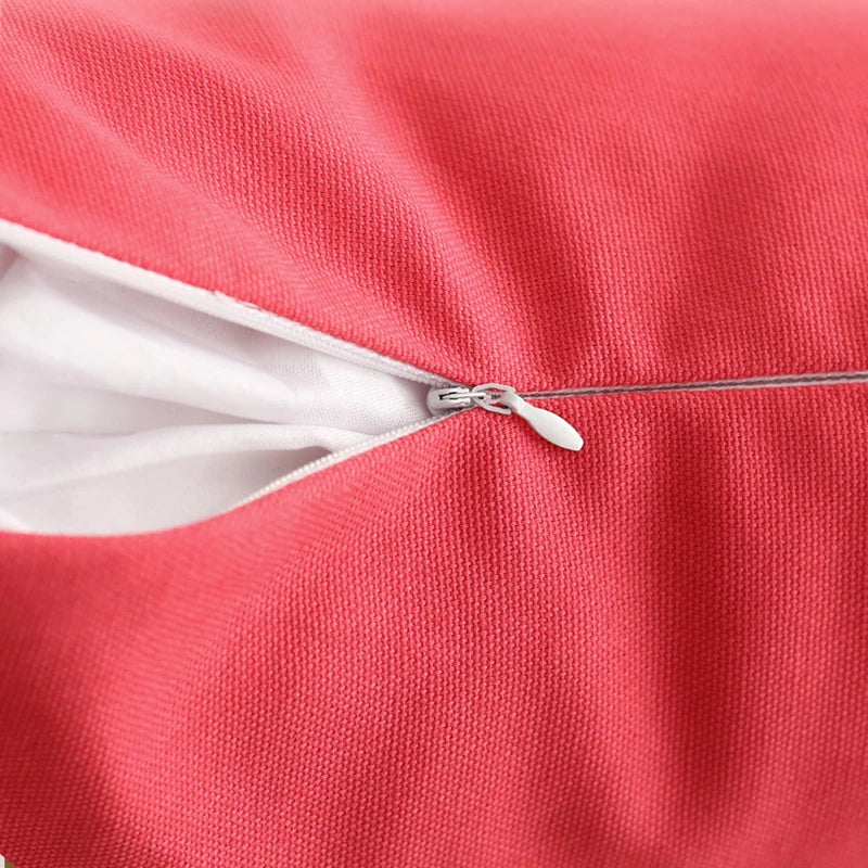 Afralia™ Jelly Color Canvas Pillow Covers in Various Sizes