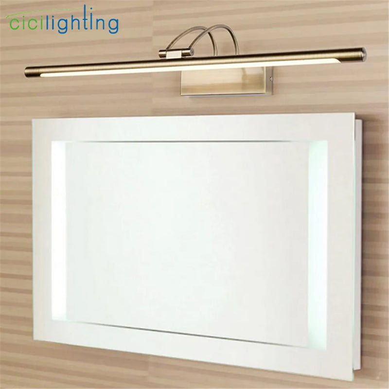 Afralia™ LED Vanity Light for Bathroom Mirror Front Lights, Modern Art Decor, 45-75cm