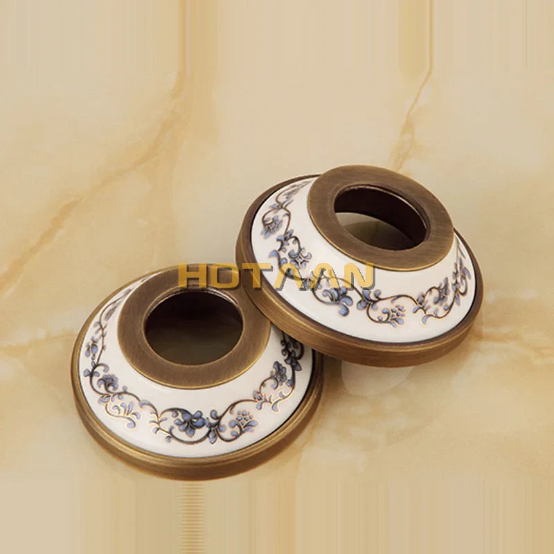 Afralia™ Antique Brass Hand-Held Shower Head Kit - Wall Mounted Shower Faucet