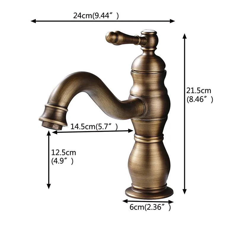 Afralia™ Brushed Nickel Basin Faucet with Long Spout - Deck Mounted Single Handle Mixer