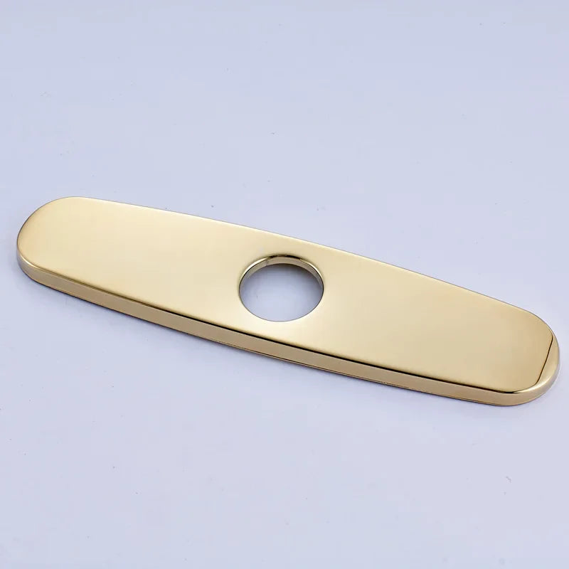 Afralia™ 9.6-Inch Kitchen Sink Faucet Hole Cover Deck Plate Kitchen Bathroom Accessory