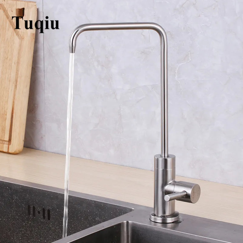 Afralia™ Stainless Steel Black Basin Sink Faucet