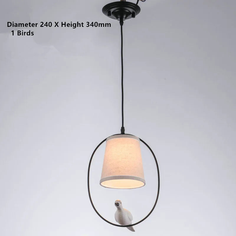 Afralia™ Bird Lamp: Industrial Pendant Lights for Kitchen Island, Living Room, Bedroom & Restaurant