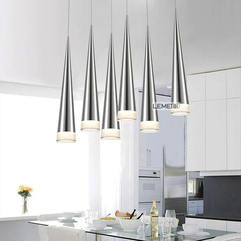 Afralia™ Conical Pendant Light: Modern Aluminum Industrial Lighting for Home, Living Room, Cafe.