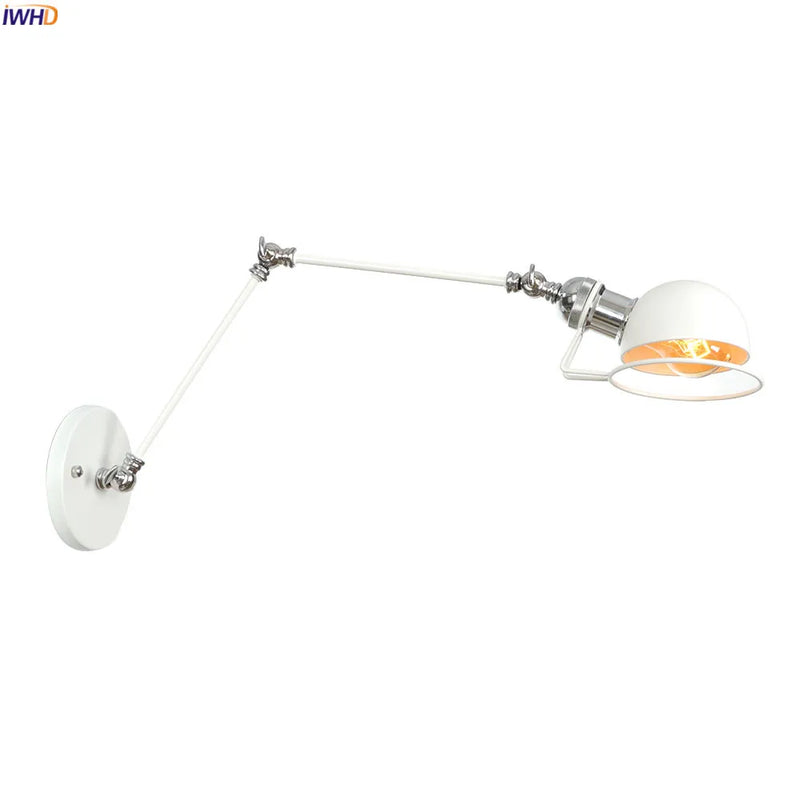 Afralia™ Vintage Swing Arm Wall Lamp Sconce Lighting Fixtures for Bedroom Bathroom Loft