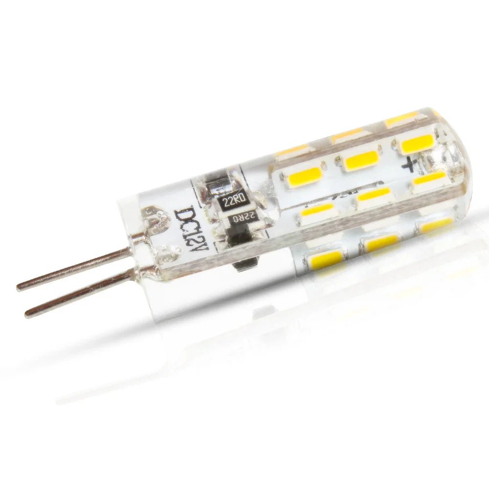 Afralia™ LED Corn Lamp 10-Pack 2W G4 3014 SMD 24-LED Bulbs Warm Cold White