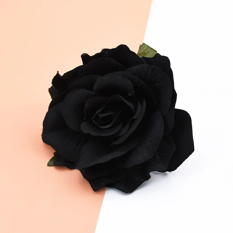 Silk Roses Plants Wall Decor Wedding Bridal Wreath Afralia™ Artificial Flowers