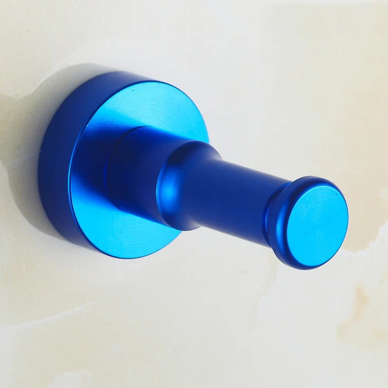 Afralia™ Space Aluminum Multi-color Towel Hook for Bathroom Kitchen HJ-0726