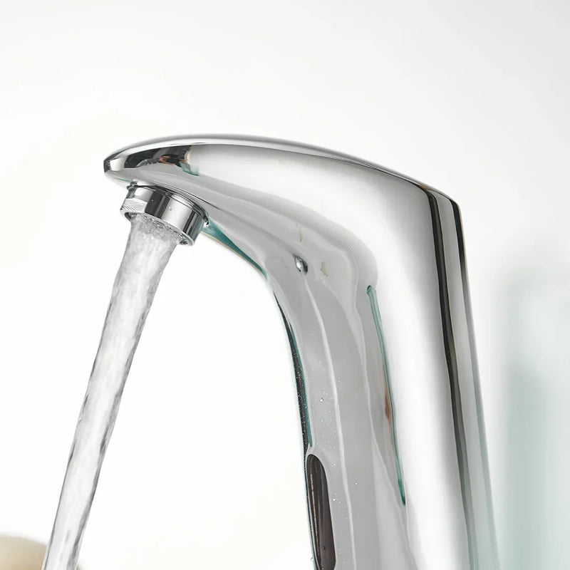 Afralia™ Touch-Free Faucet Sensor for Bathroom Basin, Water Saving Automatic Electric Tap