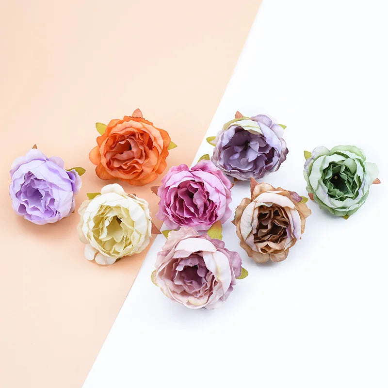 Silk Peony Flowers for Home Decor & DIY Projects by Afralia™
