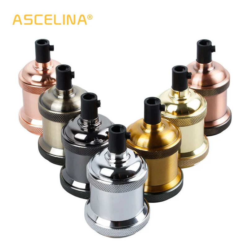 Afralia™ Retro Industrial Aluminum Pendant Light Fixture E27 Base Edison Lamp Socket