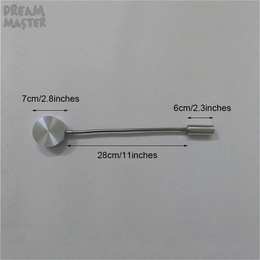 Afralia™ LED Wall Lamp Flexible Bedside Reading Sconces