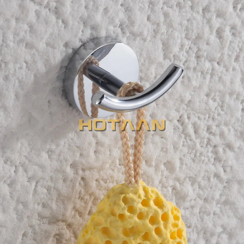 Afralia™ Stainless Steel Chrome Robe/Clothes Hook