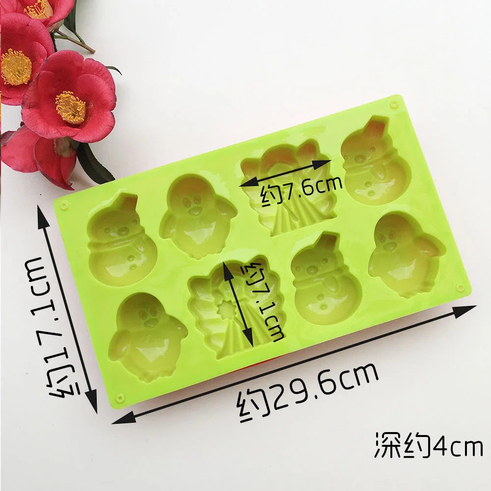Afralia™ Snowman Penguin Silicone Cake Mould for Creative Birthday Cakes