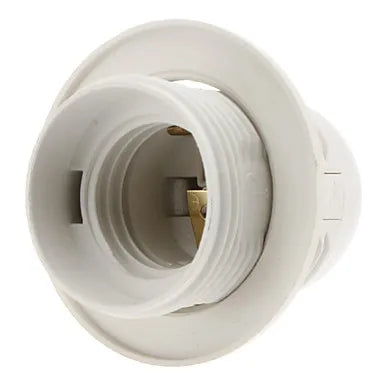 Afralia™ E27 Lamp Bulb Holder Fitting, Black/White, 110v-220v Lighting Accessory