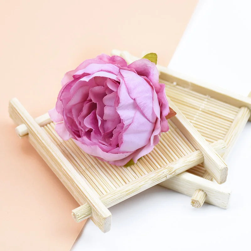 Silk Peony Flowers for Home Decor & DIY Projects by Afralia™