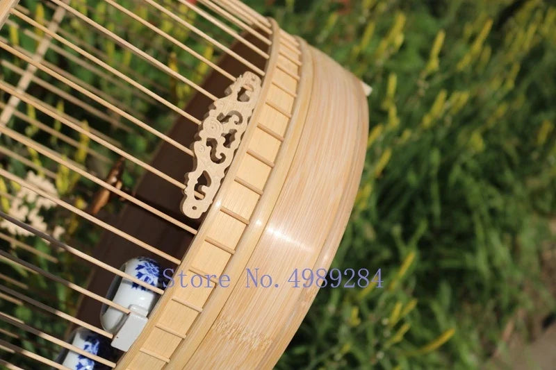 Bamboo Parrot Birdcage by Afralia™: Retro Ostrich Cage, Self-assembly Outdoor Hanging Decor for Pets