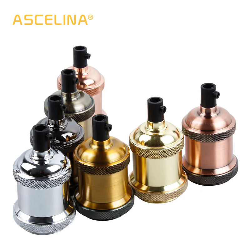 Afralia™ Retro Industrial Aluminum Pendant Light Fixture E27 Base Edison Lamp Socket