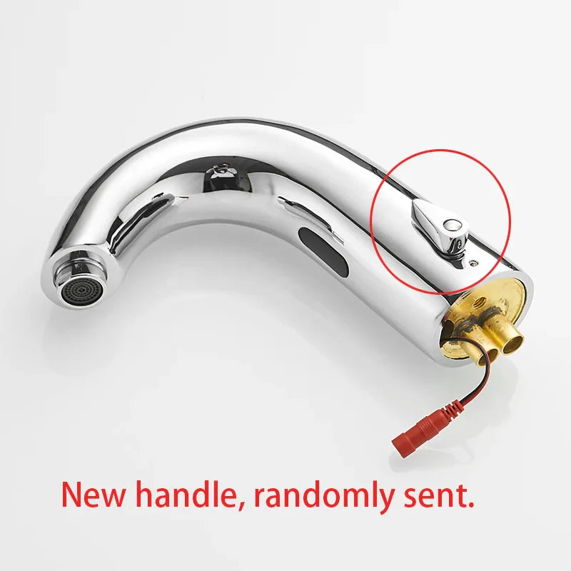 Afralia™ Touchless Sensor Basin Faucet Automatic Infrared Mixer for Bathroom Sink
