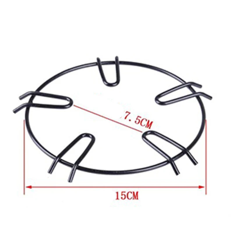 Afralia™ Round Milk Pot Holder Rack for Gas Stove - Anti-skid Kitchen Accessory