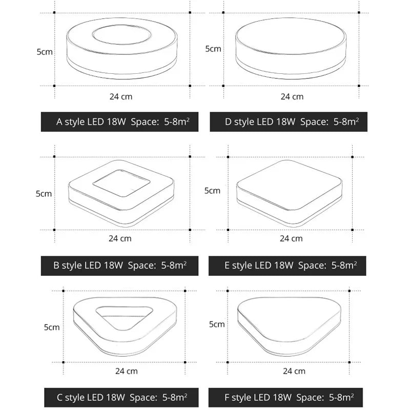 Afralia™ LED Ceiling Light for Corridor Art Gallery Decoration in White or Black